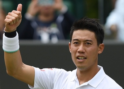 錦織が日本人最多タイ4度目の16強、通算400勝目 ウィンブルドン