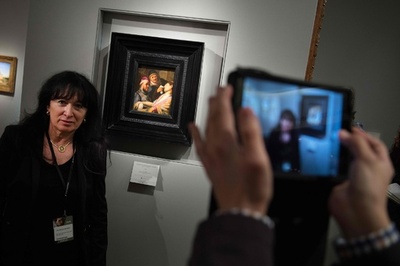 昨年発見のレンブラント作品、オランダで展示