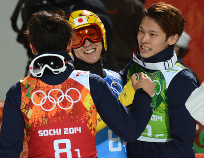 竹内が難病告白、ジャンプ団体で奇跡の銅メダル