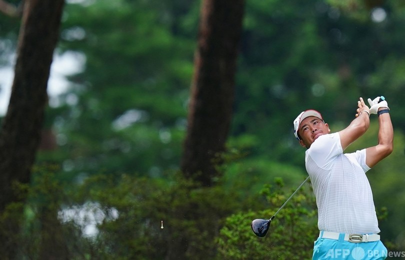 松山がスコア伸ばし暫定3位タイ浮上 五輪男子ゴルフ