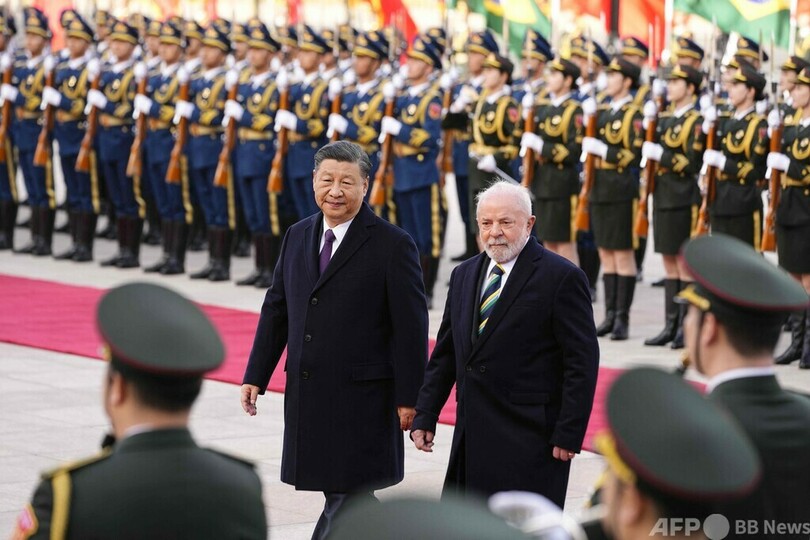 訪中のブラジル大統領「米国は戦争扇動やめよ」