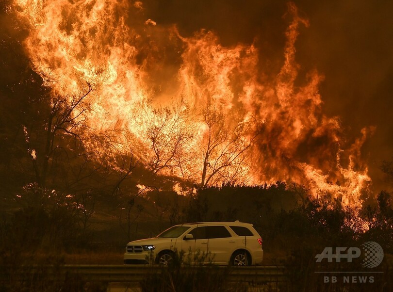 ロス近郊で新たに出火 米カリフォルニアで山火事拡大 写真15枚 国際ニュース Afpbb News