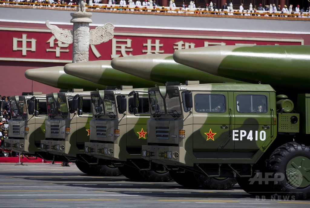 中国の軍事技術、西側と「ほぼ同等」に近づく 英報告書 中国の軍事技術、西側と「ほぼ同等」に近づく 英報告書