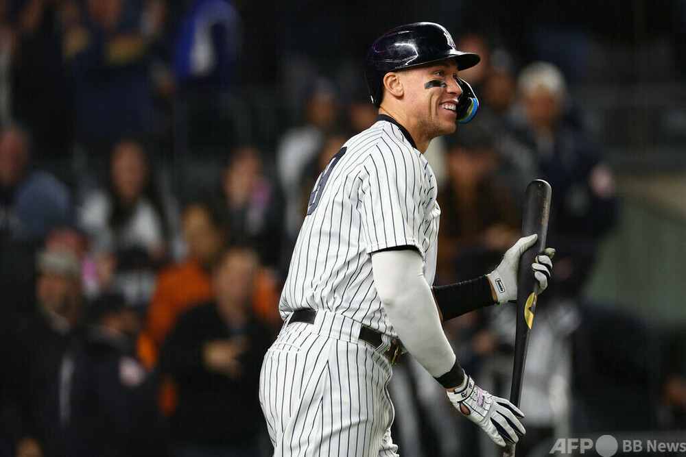 ジャッジがヤンキース残留へ 野手史上最高9年約493億円で合意 写真1枚