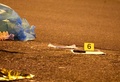 イタリア・ミラノで、アニス・アムリ容疑者と警察との銃撃戦で使用された銃（2016年12月23日撮影）。(c)AFP/DANIELE BENNATI