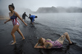 デセプション島の温泉。(c)AFP/EITAN ABRAMOVICH