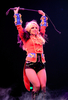 米ルイジアナ（Louisiana）州ニューオーリンズ（New Orleans）にあるニューオーリンズ・アリーナ（New Orleans Arena）で、5年ぶりのツアー「The Circus Starring Britney Spears」の初日のパフォーマンスを行うブリトニー・スピアーズ（Britney Spears、2009年3月3日撮影）。(c)AFP/Getty Images for Jive Records/Kevin Mazur