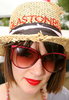 2007年6月22日、サマセット（Somerset）のピルトン（Pilton）で開催されている「グラストンベリー・フェスティバル（Glastonbury Festival）」を訪れた来場者。(c)AFP/CARL DE SOUZA
