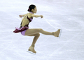世界フィギュアスケート選手権（ISU World Figure Skating Championships 2012）は29日、フランスのニース（Nice）で女子シングル・ショートプログラム（SP）が行われ、村上佳菜子（Kanako Murakami）は62.67点で2位につけた。

演技に臨む村上佳菜子（2012年3月29日撮影）。(c)AFP/VALERY HACHE