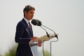 フランスのガブリエル・アタル首相（2024年6月6日撮影）。(c)Jordan Pettitt / POOL / AFP)
