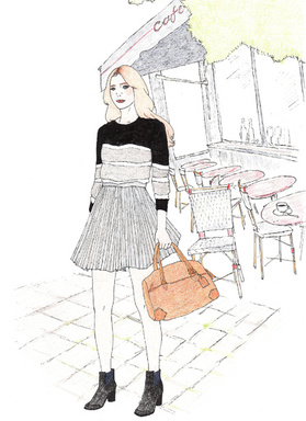 パリジェンヌの永遠のマイスタンダード コントワー デ コトニエ で秋一番乗り 写真10枚 マリ クレール スタイル Marie Claire Style