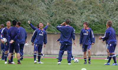 ＜06サッカーW杯＞日本代表 ボンでの初練習に臨む - ドイツ