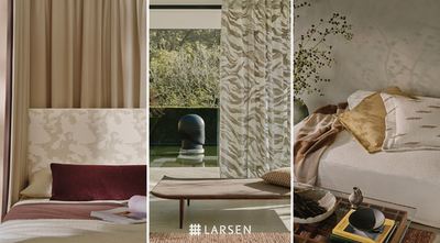 アメリカのラーセンから世界各地の織や自然の造形から着想を得た新作ファブリックス6コレクション計36デザイン153点 3月10日発売