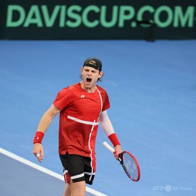 ベルギーが物議醸す勝利、突き飛ばされた相手が試合続行拒否 デ杯