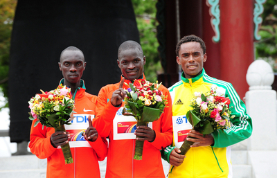 キルイが男子マラソン連覇、世界陸上