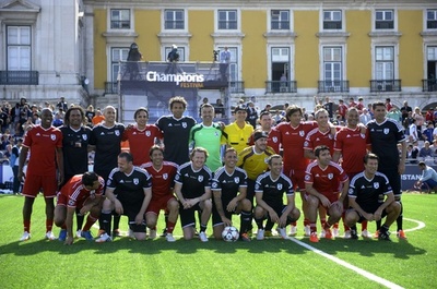 往年の名選手が欧州チャンピオンズリーグ決勝の地に勢ぞろい