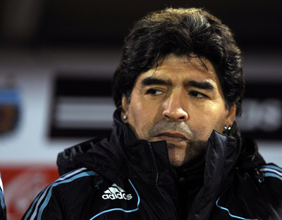 マラドーナ監督 W杯予選終了後に進退を決断