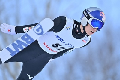 小林陵侑3位、札幌開催のジャンプW杯で連日の表彰台