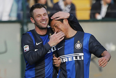 インテルのカッサーノ、息子にメッシの名前を命名