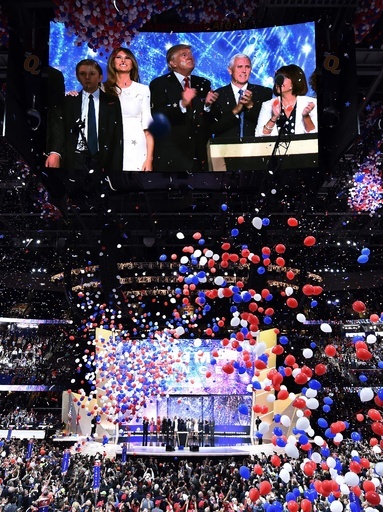 トランプ氏の指名受諾演説、ツイッター投稿にみる著名人の反応