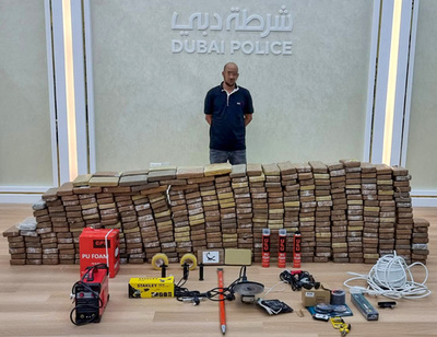 ドバイ、コカイン500キロ押収 末端価格152億円相当