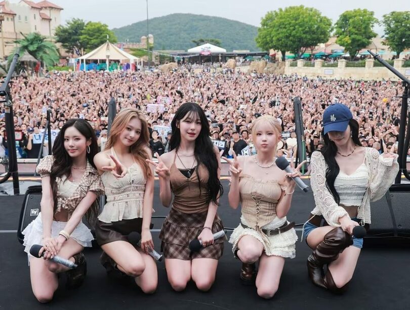 カリビアンベイの「ウォーター・ミュージック・プールパーティー」で開かれたfromis_9のスペシャル公演(c)news1