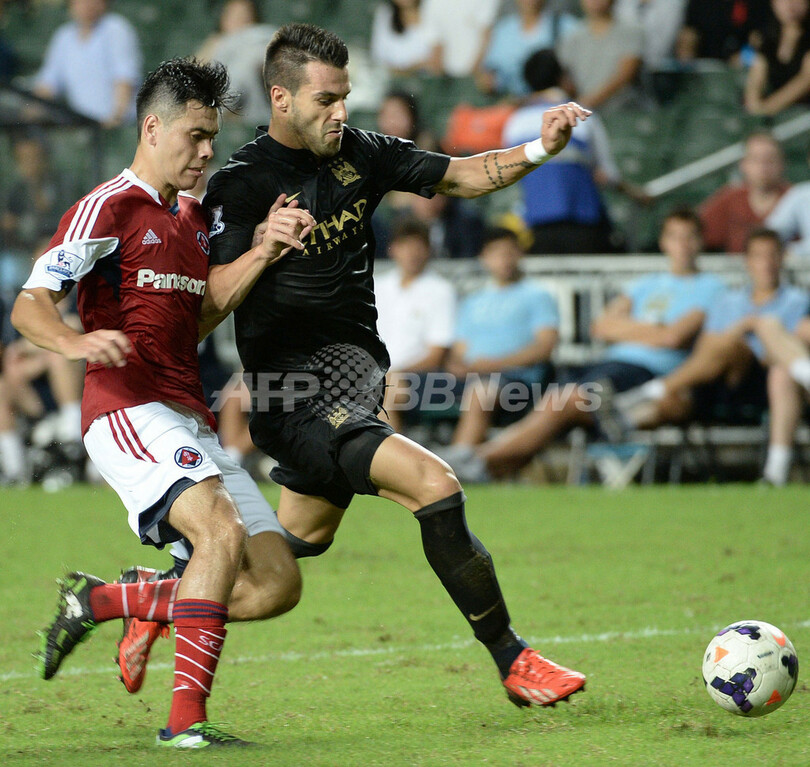 ペジェグリーニ監督のマンCが初勝利、バークレイズ・アジアトロフィー