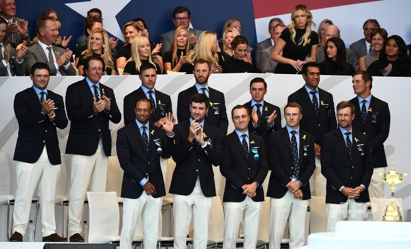 敵地で勝利目指すライダー杯米国選抜、レジェンドMJから金言授かる