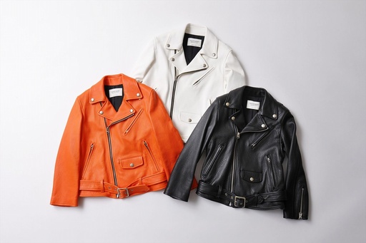 ビューティフルピープル　ライダースジャケット　140 vintage leather THE / a riders jacket size140,150,160
