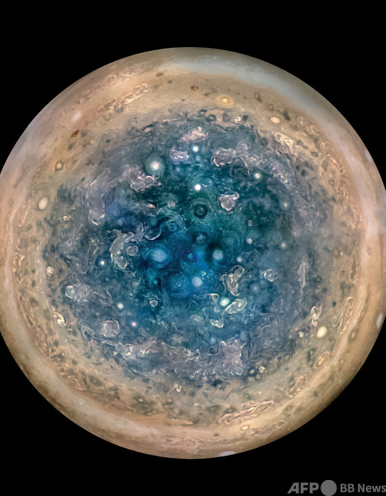 写真特集 Nasa探査機ジュノーが見た木星 写真29枚 国際ニュース Afpbb News