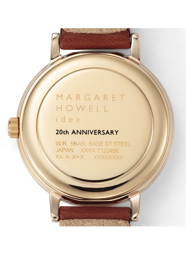 「マーガレット・ハウエル アイデア」ウオッチ誕生20周年記念モデル、限定発売