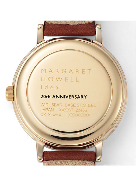 「マーガレット・ハウエル アイデア」ウオッチ誕生20周年記念モデル、限定発売