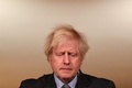英ロンドンにある首相官邸で会見に臨むボリス・ジョンソン首相（2021年1月26日撮影）。(c)JUSTIN TALLIS / POOL / AFP
