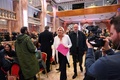 仏パリで記者会見したフランスの極右政党「国民連合（RN）」のマリーヌ・ルペン党首（2022年4月13日撮影）。(c)EMMANUEL DUNAND / AFP