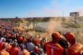 22F1第15戦オランダGP予選の開始を待つ観客（2022年9月3日撮影）。(c)ANDREJ ISAKOVIC/ AFP