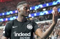 サッカー欧州チャンピオンズリーグ、グループD第5節、フランクフルト対オリンピック・マルセイユ。ゴールを喜ぶランダル・コロムアニ（2022年10月26日撮影）。(c)Daniel ROLAND / AFP