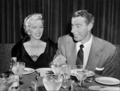 マリリン・モンロー（Marilyn Monroe）とジョー・ディマジオ（Joe DiMaggio、1950年撮影）。(c)AFP