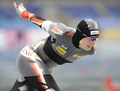 女子3000メートルに臨むクリスティナ・グローブス。(c)AFP/KAZUHIRO NOGI