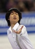 14-15フィギュアスケートグランプリ（GP）シリーズ開幕戦スケート・アメリカ（Skate America 2014）、男子シングル・ショートプログラム（SP）。演技に臨む町田樹（Tatsuki Machida、2014年10月24日撮影）。(c)AFP/Getty Images/Jonathan Daniel