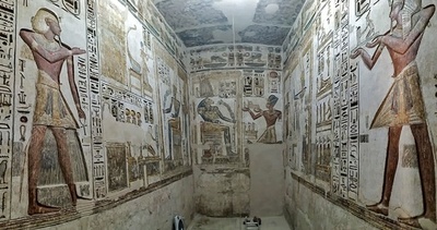 修復進む古代エジプト王ラムセス3世の「黄金の神殿」