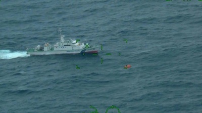 動画:長崎沖で貨物船沈没、中国人ら8人死亡
