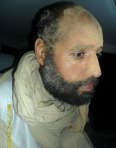 リビア、カダフィ政権の情報機関トップも拘束 次男裁判は国内で