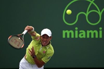 錦織、ユーズニー退け初戦突破 マイアミ・オープン