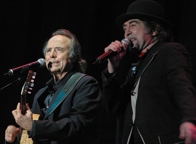 ホアキン・サビナとジョアン・マヌエル・セラート、モンテビテオでコンサート開催