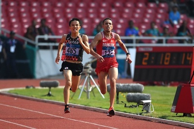 男子マラソン金の井上に「押しのけられた」、2位選手が物言い アジア大会