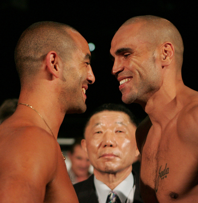 ＜ボクシング＞ムンディン＆ソリマン 前日計量に臨む - オーストラリア