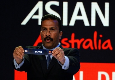 日本はグループD、豪州と韓国が同組に アジア杯