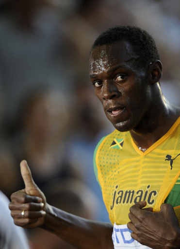 ボルト 男子200メートル決勝へ、世界陸上ベルリン大会