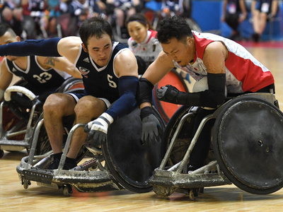 車いすの格闘技！ウィルチェアラグビー国際大会開幕　千葉