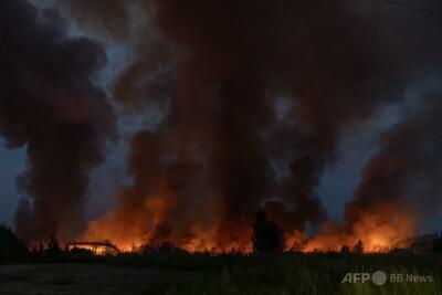 ロシア軍、ウクライナ首都と周辺地域を夜間攻撃 15人死亡 数十人負傷